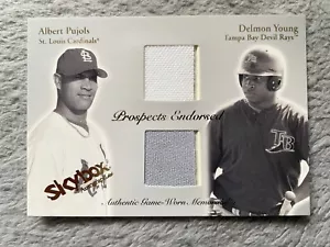 Pujols-Young #PEJ-AP/DY - 2004 Skybox Autographics - Prospects Endorsed /500 - Picture 1 of 2