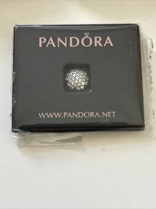 Pandora 925 ALE Mini Floating Pavé Circle Charm 🌟 792177CZ - Picture 1 of 3
