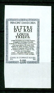 ANDORRA - 1983 - CONSEJO DE COOPERACIÓN ADUANERA IMPERF. – En estado bastante bueno ** - Imagen 1 de 1