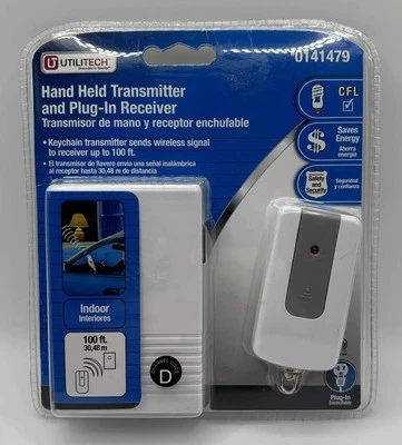 Utilitech Keychain Hand Held Transmitter and Plug-In Receiver #0141479 - Image 1 of 4