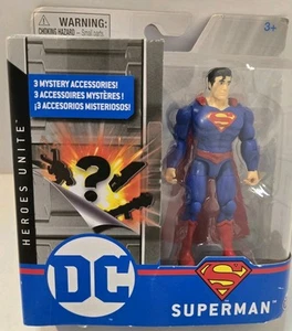 Superman 3.75" Action Figure 2020 DC Comics Hero Unite Spin Master Variant Head - Picture 1 of 2