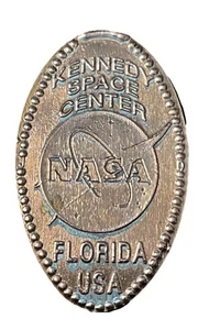 Kennedy Space Center Nasa Florida Souvenir Zinc Elongated Pressed Penny - Picture 1 of 4