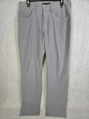 Pantalones de golf Travis Mathew gris jaspeado para hombre 32x32 elásticos rendimiento activo Foto 1 de 4