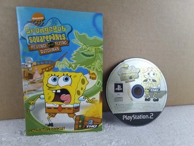 SpongeBob SquarePants Revenge of the Flying Dutchman PS2 PAL Disc+Booklet Clean! - Image 1 of 4