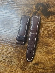 IWC 21/18mm Pilot Brown Leather Watch Strap OEM IWA34455 #3 - Picture 1 of 10