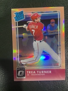 2016 Panini Donruss Optic Rated Rookies Orange /199 Trea Turner #33 Rookie RC - Picture 1 of 2