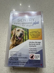 SENTRY Plus para perros, prevención de pulgas y garrapatas para perros (45-88 libras) - Imagen 1 de 1
