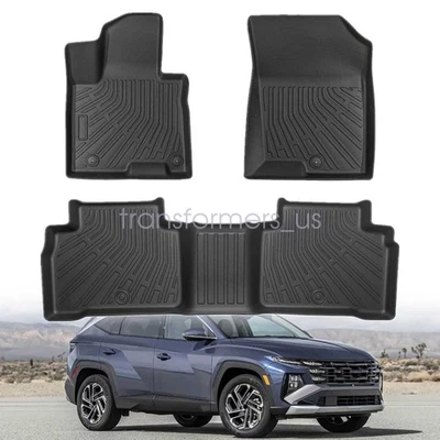 TPE Floor Mats Liners 3D For 2022 2023 2024 2025 2026 Hyundai Tucson All Weather - Изображение 1 из 4