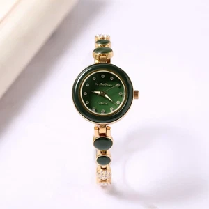 Reloj de moda de lujo certificado Hotan Jade con incrustaciones regalo - Imagen 1 de 5