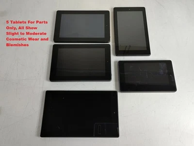 Lot Of 5 Amazon Kindle Fire / HD Vari Gb's E Gen's Per Parti Solo ( Vedi le - Immagine 1 di 4