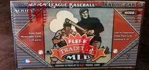 2005 Fleer Tradition MLB Baseball Series 1 Hobby Box Factory Sealed - RARE! - Picture 1 of 1