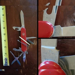 Vintage 9" Victorinox Swiss Army Knife 13 Tools Screwdrivers/Tweezers/Toothpick - Picture 1 of 11