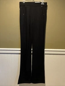 Calvin Klein Performance Black Women’s XS Midrise Bootleg 4 Way Stretch NWT - Picture 1 of 7