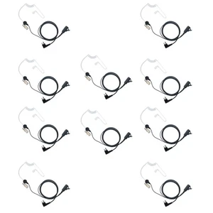 Cp200d Earpiece with Mic PTT Walkie Talkie Acoustic Tube Earpiece Headset for... - Picture 1 of 8
