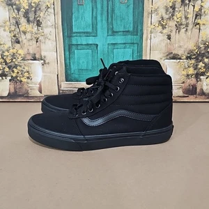 VANS WARD HI SCHWARZ/SCHWARZ CANVAS SK8-HI SKATE HIGH Me5 US-GRÖSSEN 8,5 - Bild 1 von 8