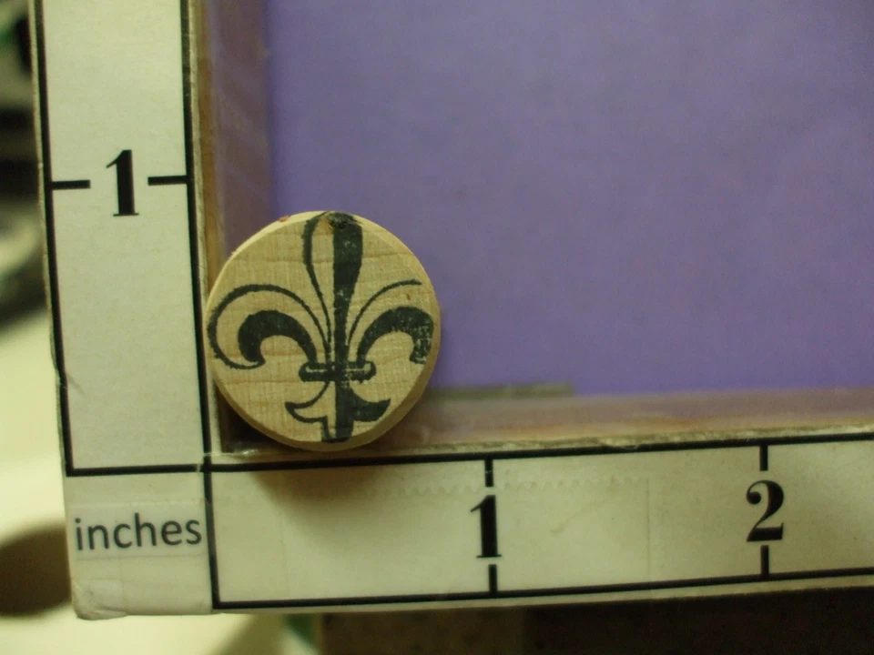 Sello de goma diseño real castillo rojo 27x Foto 1 de 1