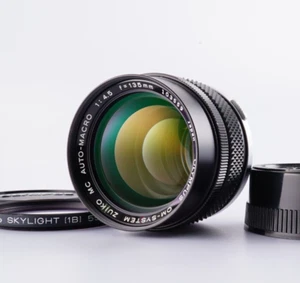NEAR MINT OLYMPUS OM ZUIKO MC AUTO MACRO 135mm F/4.5 MF Lens From JAPAN - Picture 1 of 17