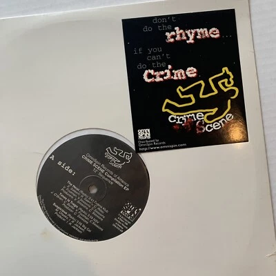 Crime Scene Compilation EP 12" Vinyl SEALED Hip Hop Rap 1996 Omnispin US RARE x - Image 1 of 4