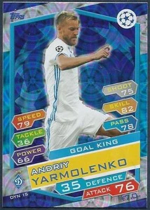 TOPPS MATCH ATTAX CHAMPIONS LEAGUE 2016-17 #DYN15-DYNAMO KYIV-ANDRIY YARMOLENKO - Imagen 1 de 1
