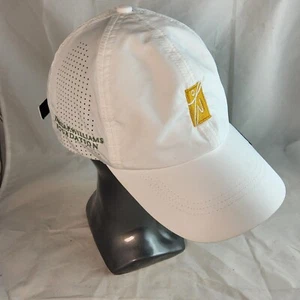 Joshua P Williams hat Nike Fit Golf White Mesh 100%Polyester Black Bib - Picture 1 of 7