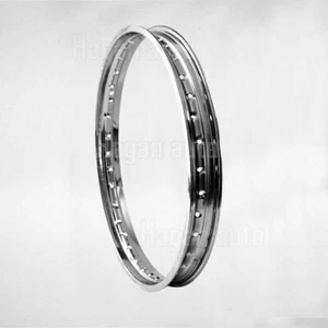 FOR YAMAHA SR250 WHEEL RIM 1.60" x 18" CHROME PLATED STEEL 18" 36H MOTORCYCLE - Imagen 1 de 6
