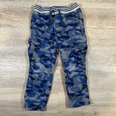 Hanna Andersson Camouflaged Pants Insulated Boys Size 100 cm 4 US Blue - Image 1 of 4