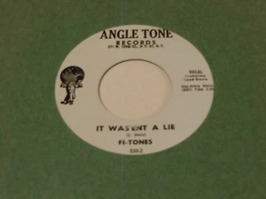 Repro 45  The Fi-Tones   It Wasn't A Lie    Angle Tone - Picture 1 of 2
