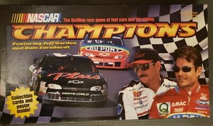 1998 MILTON BRADLEY "NASCAR CHAMPIONS" BOARD GAME . JEFF GORDON ,DALE EARNHARDT