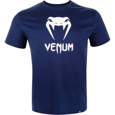 Venum Kids Classic Short Sleeve T-Shirt - Navy Blue - Image 1 of 3