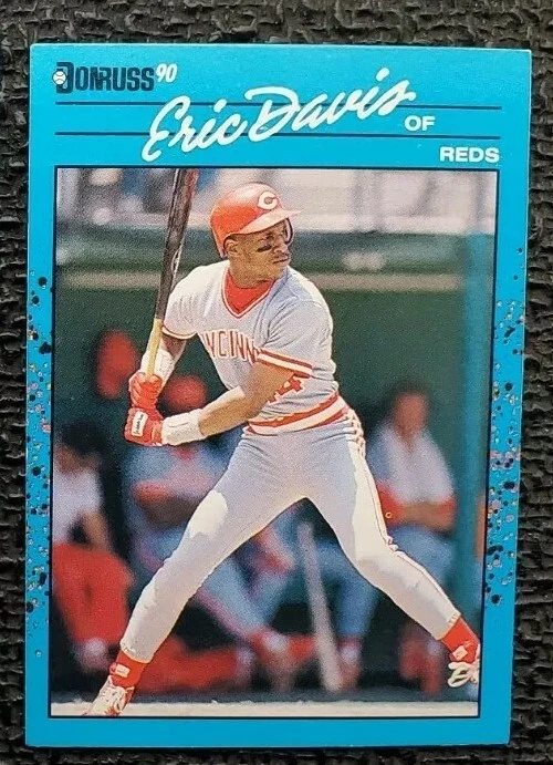 1990 Donruss Best Eric Davis #1 best of the National League  - Image 1 of 1