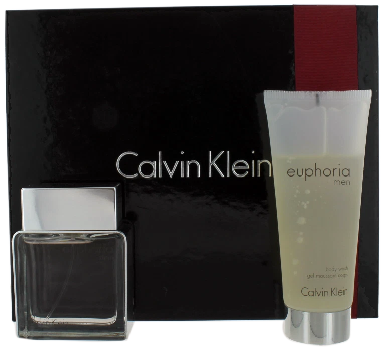 Euphoria de Calvin Klein para hombre SET: EDT spray 1,7 oz + lavado corporal 3,4 oz NUEVO Foto 1 de 1