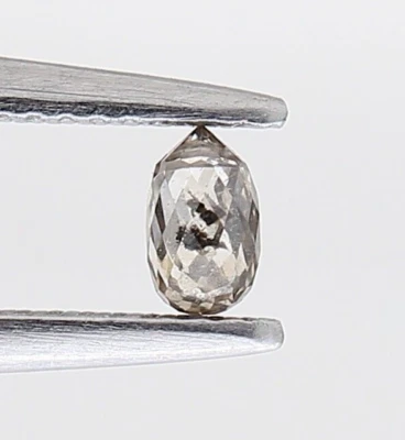0.12 Carat Fancy Brown Briolette Brilliant cut Natural Mined Diamond 1.8 MM - Image 1 of 4