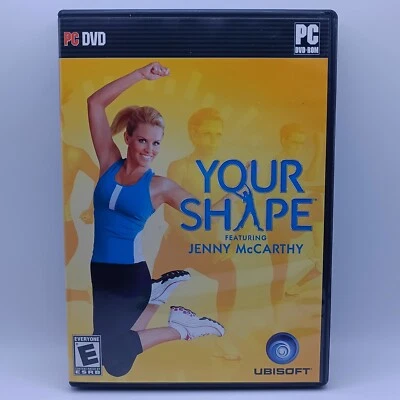 Your Shape Featuring Jenny McCarthy (PC, 2009) CIB Very Good Mint Disc Windows - Image 1 of 4