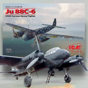 ICM 482381/48 JUNKER JU 88C-6 KIT CACCIA PESANTE DOPPIO MOTORE - Foto 1 di 7