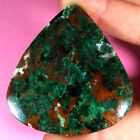 171.60Cts.100%Natural Chrysocolla In Malachite Pear Cab 51X55x6mm Top Gemstone