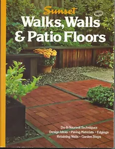 WALKS, WALLS & PATIO FLOORS – A SUNSET BOOK - Picture 1 of 2