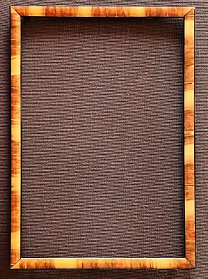 De colección 7 3/4 x 11 precioso marco de mesa de madera tonificada clara Art Deco ca 1925 Foto 1 de 4