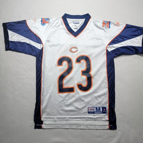 Reebok Chicago Bears Jersey Men's Medium White Devin Hester Super Bowl XLI 2007 Cover