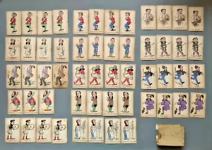 Antique Jaques Happy Families or Snap Card Game Grotesque Characters 1900s - Picture 1 of 9
