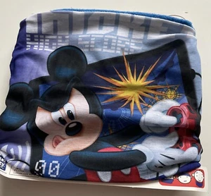 Disney Mickey Mouse Niños Bufanda + Máscara de Regalo - Vellón Cálido - Talla Única - Imagen 1 de 4