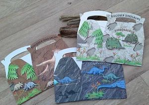 6 Cajas T Boys Fiesta Dinosaurios Almuerzo CARTÓN PICNIC/FIESTA/ALMUERZO  - Imagen 1 de 2