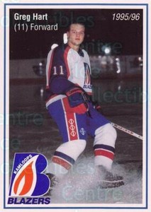1995-96 Kamloops Blazers #10 Greg Hart