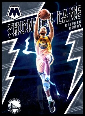 2021 Panini Mosaic #17 Stephen Curry Thunder Lane - Image 1 of 2
