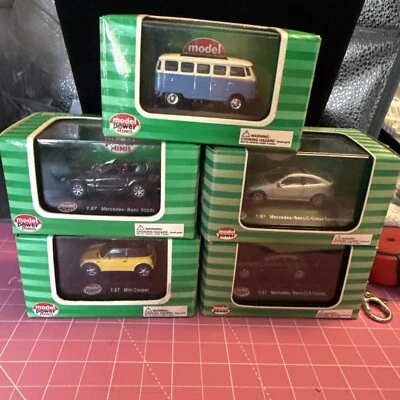 Die Cast Metal Minis Set Of 5 Scale 1:87 Collectibles FREE SHIPPING - Image 1 of 4