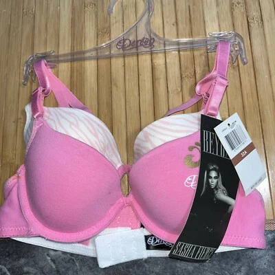 Juego de 2 sujetadores Beyoncé Sasha Fierce Soft Cup para mujer, rosa, talla 32A, nuevos con etiquetas Foto 1 de 4