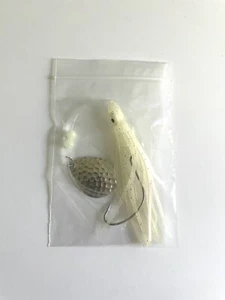 Pre-Tied Fluke Rig Bottom Fishing Rig - GLOW IN DARK Squid Rig & 6 mm Glow Beads - Picture 1 of 16