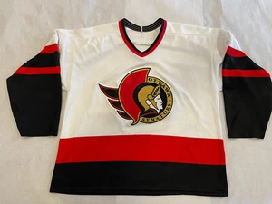 Camiseta deportiva de hockey vintage de los Ottawa Senators CCM auténtica de la NHL - Imagen 1 de 9