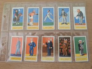Godfrey Phillips Cigarette Cards.."PERSONALITIES OF TODAY"...Complete Set of 25 - Picture 1 of 6