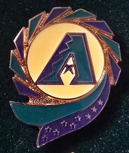 ARIZONA DIAMONDBACKS RIBBON SWIRL 1996 LAPEL PIN - Very Limited - Picture 1 of 1