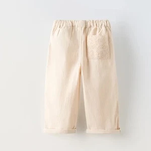 NWT Zara Crochet Pocket Pants Size 6Y NWT - Picture 1 of 3